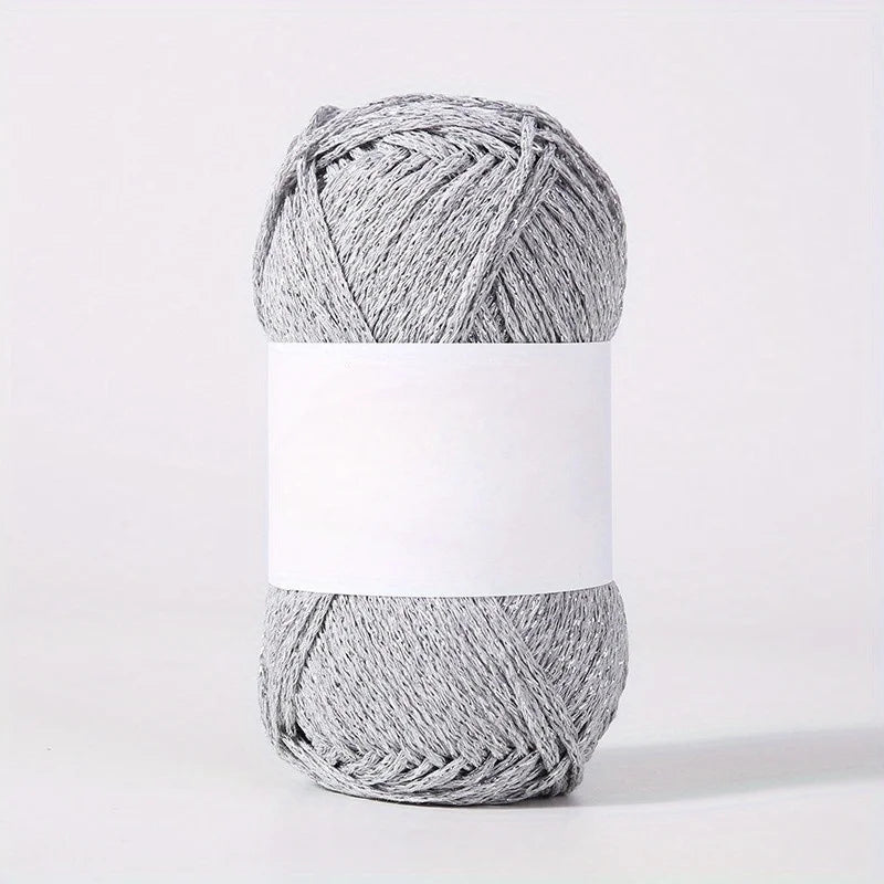 3.52oz Colorful Shiny Thread, Colorful Shiny Thread, Medium Thick Thread, Knitted Sweaters, Vests, Cushions And Other Crafts