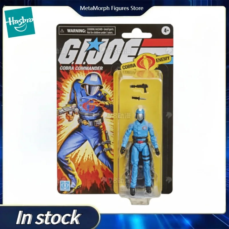 Original Hasbro G.I. Joe Classified Series Retro Collection Cobra Commander Anime Figures Toys Models Collection