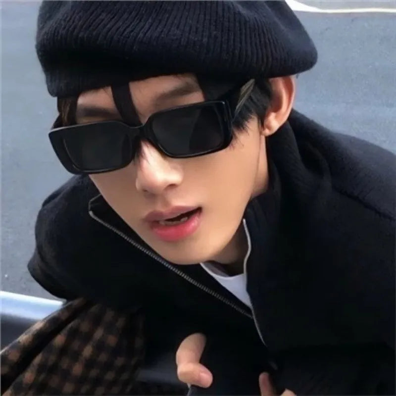 Korean Style Rectangle Sunglasses Fashion Fun Cute Ladies Eyewear Jenny Style Sun Glass