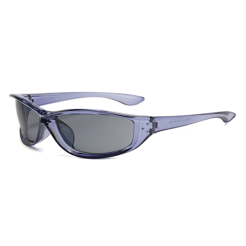 JNPCXI New Retro Y2K Candy Color Cat Eye Sunglasses Women Fashion Rivets Outdoor Sports Punk Men Trending Sun Glasses