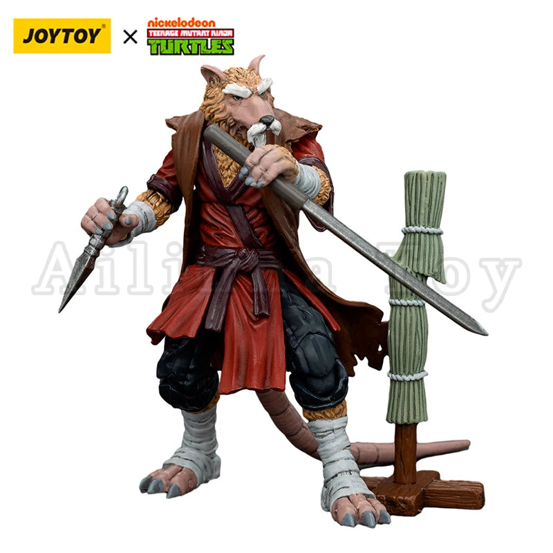 JOYTOY 1/18 Action Figure Turtles Splinter April O'Neil Anime Toy