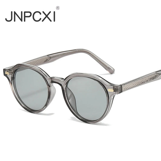 JNPCXI Polarized Sun Glasses for Women Mens Square Polygon Vintage Sunglasses with Thick Frame Luxury Brand Design Retro Eyewear