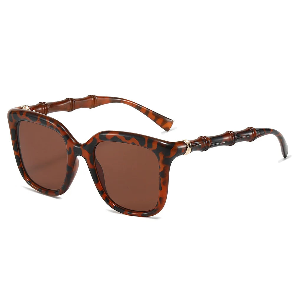 JNPCXI Luxury Square Sunglasses Women Men Gradient Lens Multi-color Shades for Driving Travel Beach