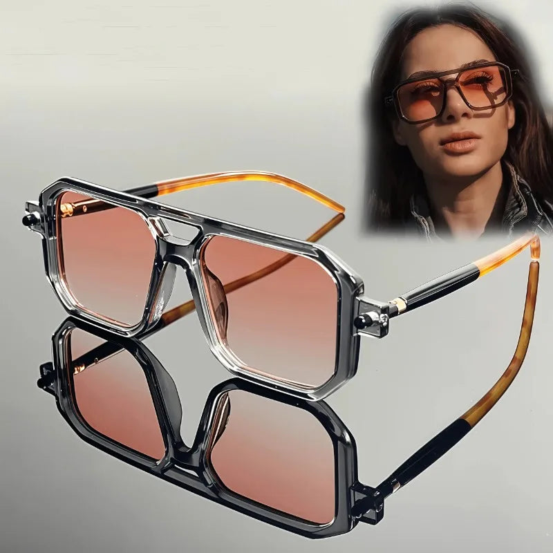Fashionable Men's Glasses for Both Men and Women Unisex Glasses for Daily Wear Photograph Holiday Gifts