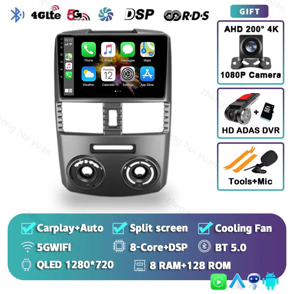 Android 15 For Toyota Rush J200 1 2006 - 2018 2K QLED Android Car Radio Multimedia Video Player GPS stereo CarPlay Head Unit 4G