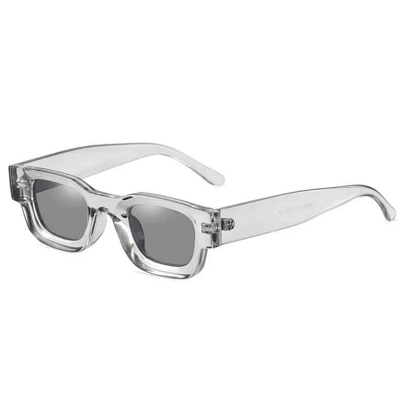 JNPCXI Polarized Ins Popular Fashion Small Square Sunglasses Women Retro Punk Shades Men Trending Sun Glasses UV400