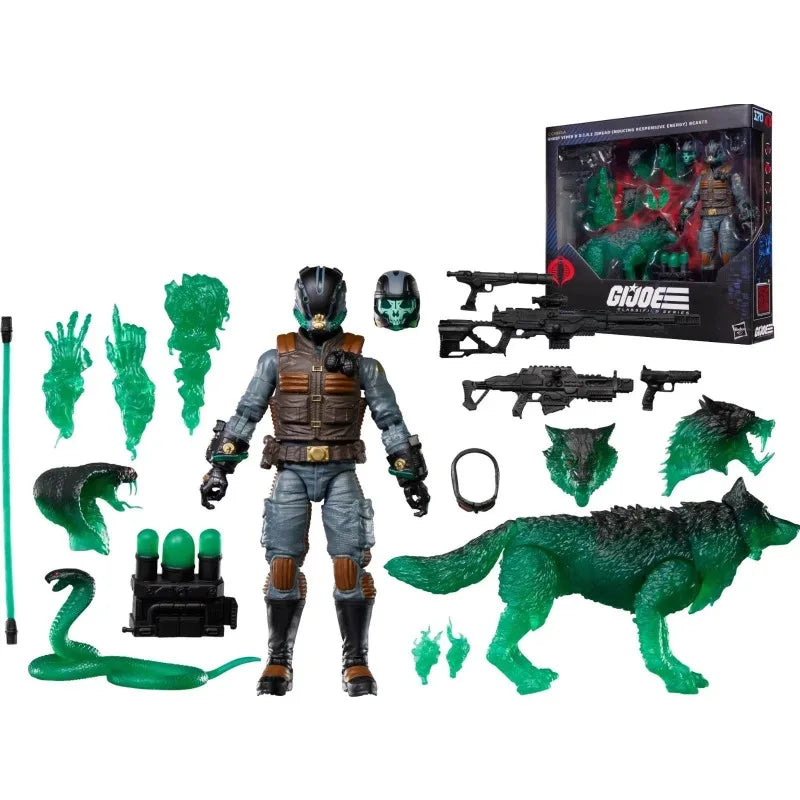 Original Hasbro G.I. Joe Classified Series 170 GHOST VIPER & D.I.R.E (OREAD-INDUCING RESPONSIVE ENERGY) BEASTS Anime Figure Toy