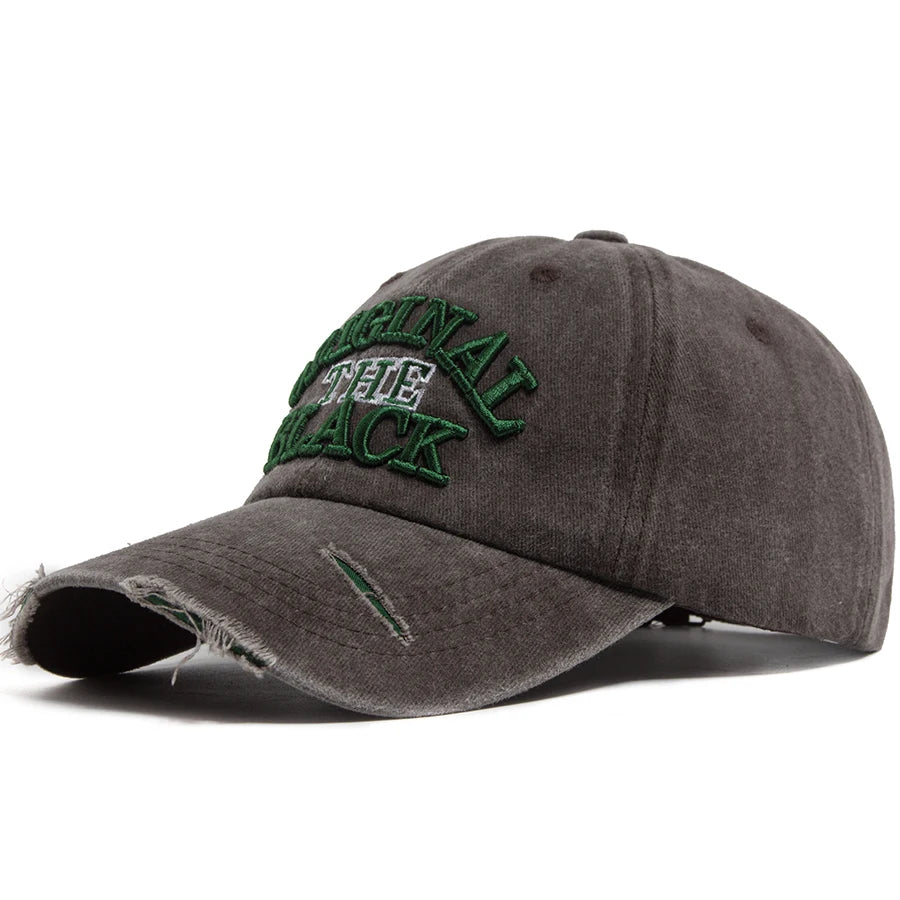 Vintage Baseball Cap Men Women Letter Embroidery Snapback Spring Summer Washed Cotton Hat Visor Fashion Caps For Daily Casual