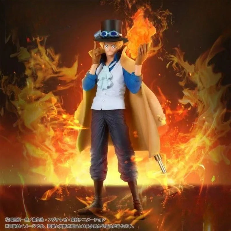 【IN STOCK】Original Banpresto King Of Artist One Piece Sabo 23cm Figure PVC Collectible Model Toy Gift