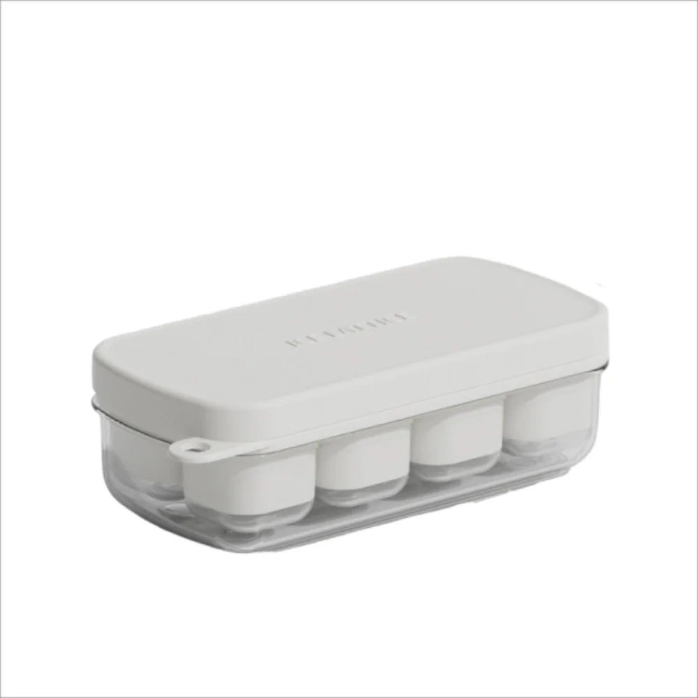 Easy-Press Silicone Ice Cube Tray - Food Grade, Quick-Freeze Mold for Home, Kitchen & Outdoor Use, Ideal Kitchen Accessory