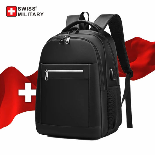 15in Versatile Backpack Repellent Oxford Cloth Computer Bag Student Backpack