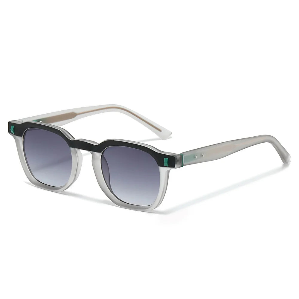 JNPCXI New Fashion Sunglasses Men Vintage Square Gradient Sun Glasses Outdoor Sports Party Vacation Travel Driving Eyeglasses