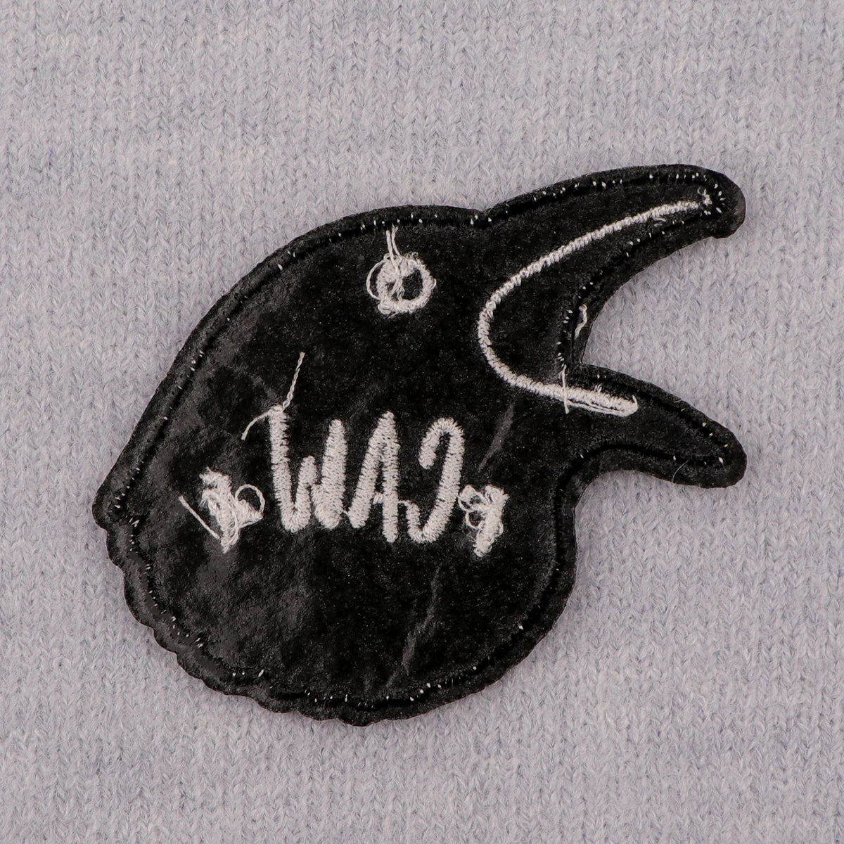 Cute Crow Embroidery Patch Funny Quotes Iron On Patches For Clothing Thermoadhesive Patches On Clothes DIY Sew Badges