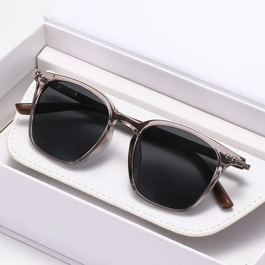 High Aesthetic Sunglasses Internet Famous Same Style UV Resistant Sunglasses Fashionable and Trendy Square Outdoor Sunglasses