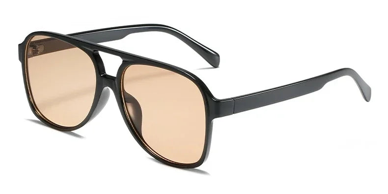 JNPCXI Double Bridge Classic Pilot Sunglasses Women Retro Vintage Sun Shades Glasses Unisex Driving Eyewear