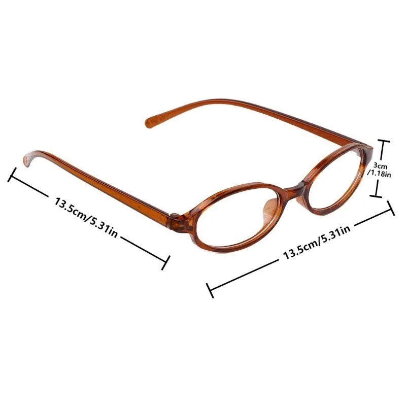 Y2K Street Millennium Spicy Girls Clear Lens Computer Eye Protection Eyeglasses