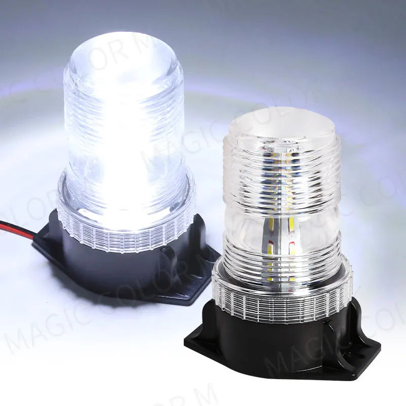 Emergency LED Strobe Light For Car Truck Bus Red Blue Amber White Green Flasher Beacon Warning Lamp Car Light Assembly 12V 24V