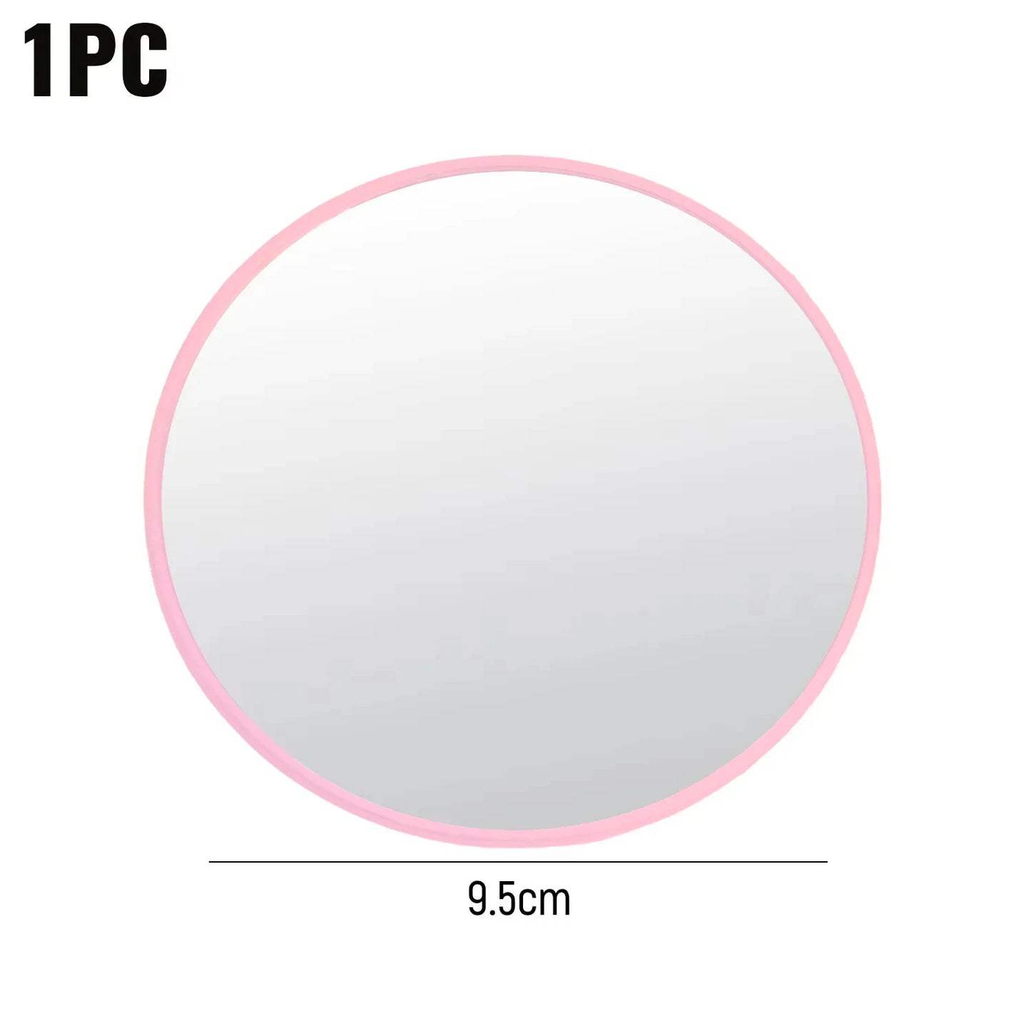 1pc Mini Round Mirror Travel Selfie Mirrors Portable Convex Wide-angle Spherical Mirror for Photography Traveling Accessories