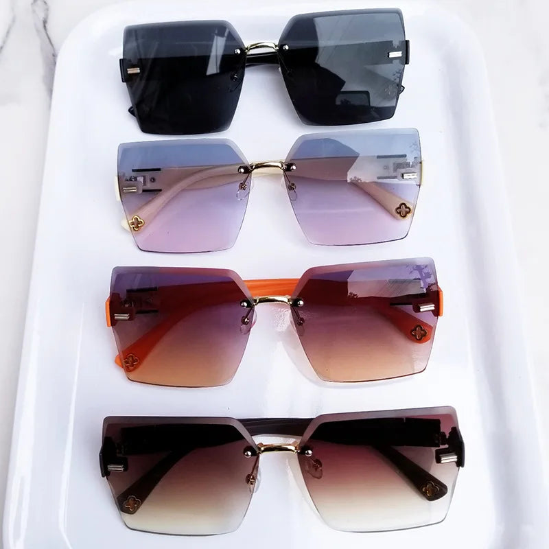 Fashion Frame Cutting Sunglasses Mask Sunglasses Women's Fashion Women's Fashion Sunglasses