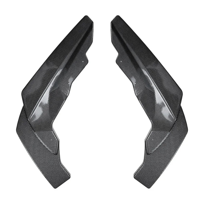 For Bmw 2 Series M2 G87 2023-2026 Car Rear Bumper Rear Lip Corner Wrap Diffuser Body Kits By Gloss Black Carbon Fiber Look ABS