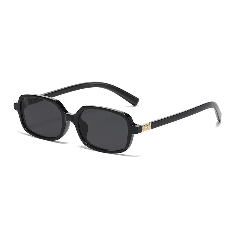 JNPCXI Fashion Women Small Rectangle Sunglasses Retro Leopard Shades UV400 Anti-Blue Light Glasses Frames