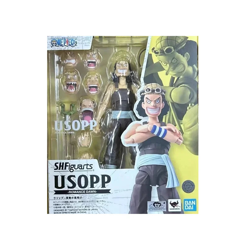 【IN STOCK】Original Bandai S.H.Figuarts One Piece Usopp 14cm Action Figure PVC ABS Collectible Model Toy Gift