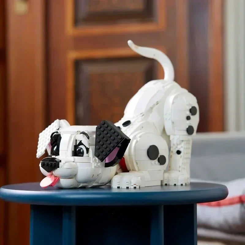 MINISO DINISEY Animal 43269 43247 21349 pieces for Dog Cat Lion Building Blocks