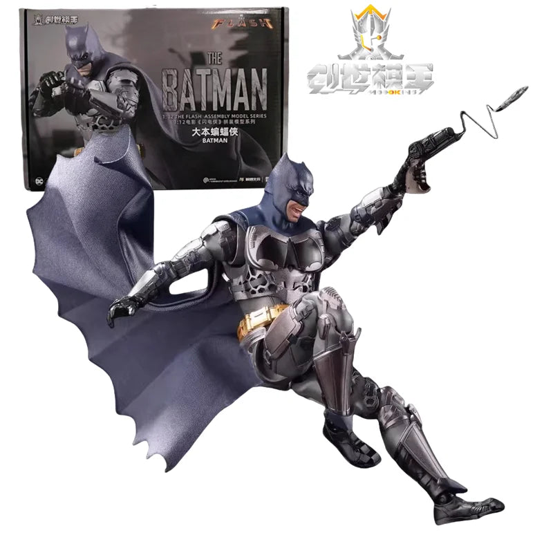 DC Justice League The Flash Movie 1/12 Ben Batman Action Figure Assembly Model