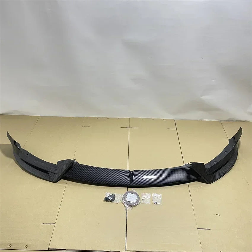 For Tesla Model 3 2017 2018 2019 2020 2021 2022 Car Front Bumper Lip Spoiler Splitter Diffuser Trim BodyKit Accessories Black
