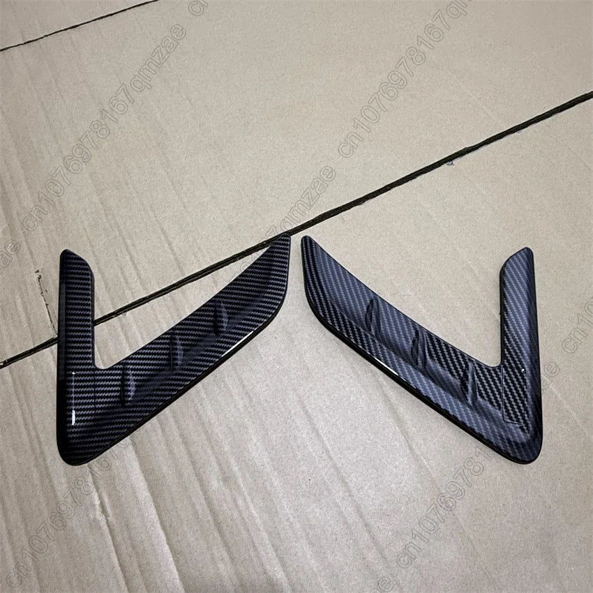 For BMW 3 Series G20 G28 2021-2024 Car Exterior Side Body Air Outlet Cover Trim Fender Decorative Stickers Gloss Black