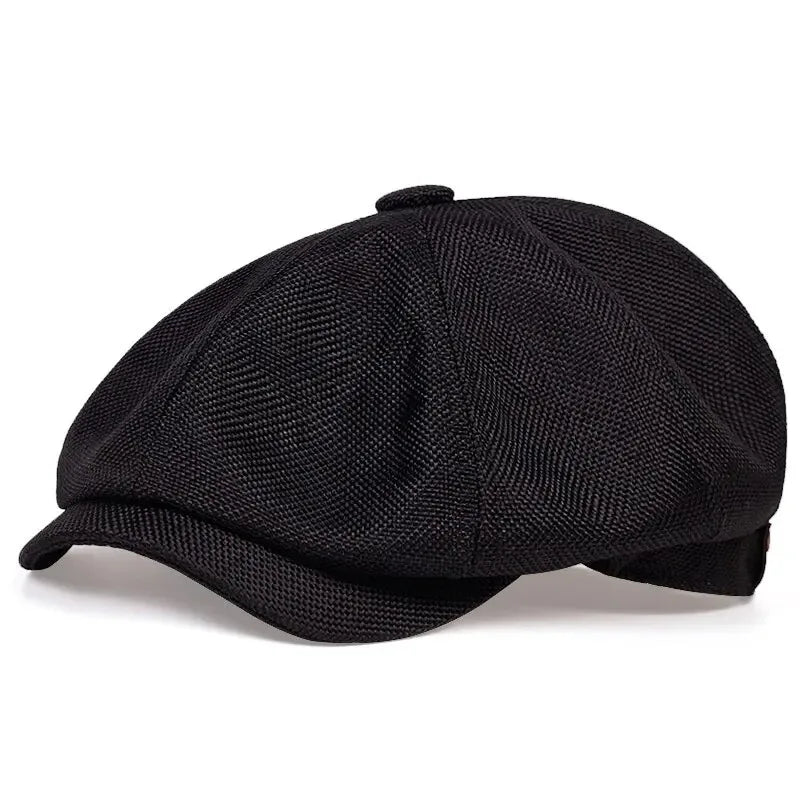 Fashion Newsboy Cap Men's Twill Cotton Hat 8 Panel Baker Hats Retro Gatsby Hats