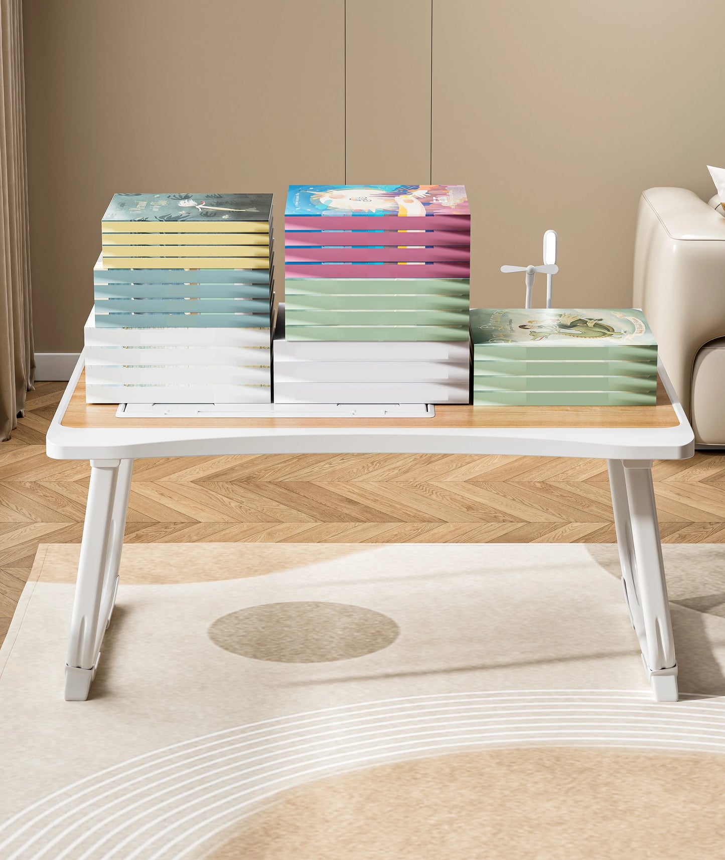 Laptop Bed Table, Foldable Table, Tablet Stand, Portable Lap Table For Working