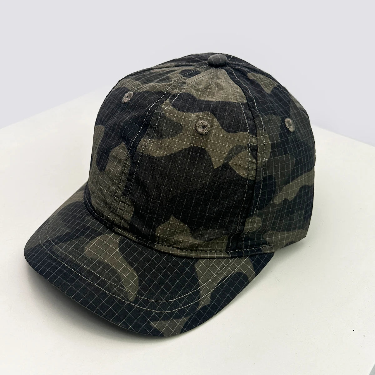 New Unisex Short Eave CAMO Letter Embroidery Baseball Hats Sunshade Quick Drying Breathable Personal Peaked Caps Versatile Solid