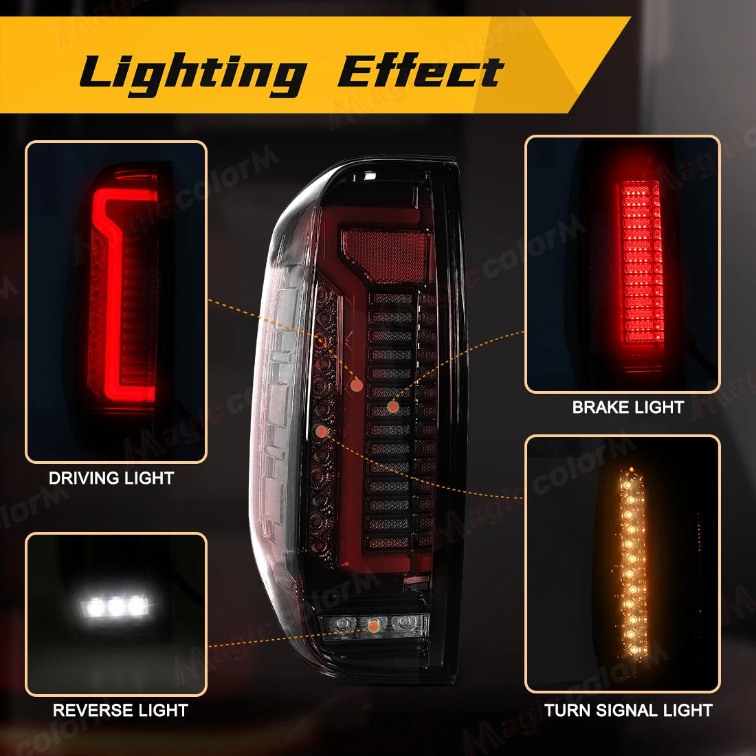 For Nissan Navara NP300 2005 2006 2007 - 2010 2011 2012 2013 2014 Car Tail Lamps LED Brake Turn Signal Reverse Taillights 12V