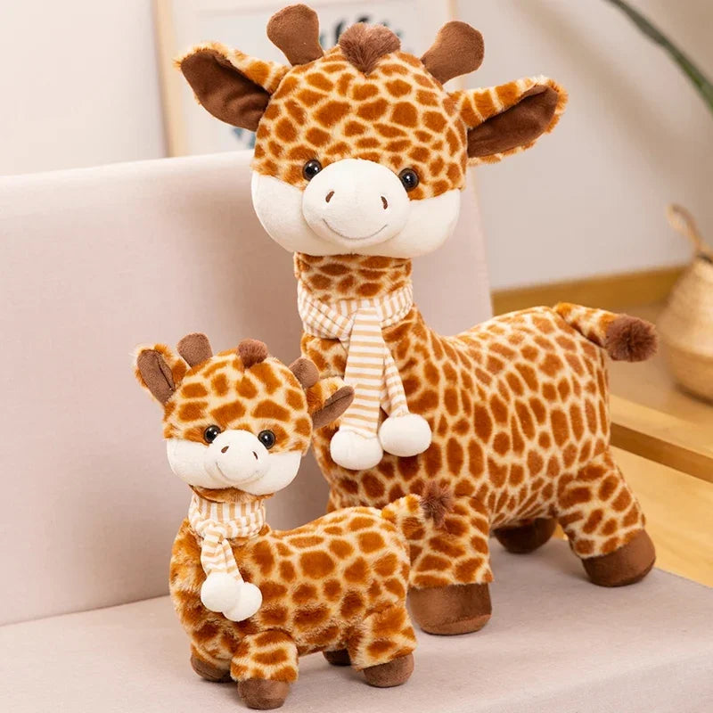 Keylingwd Simulation Giraffe Plush Toy Soft Plush Stuffed Animal Giraffe Doll Room Decoration Birthday Gift