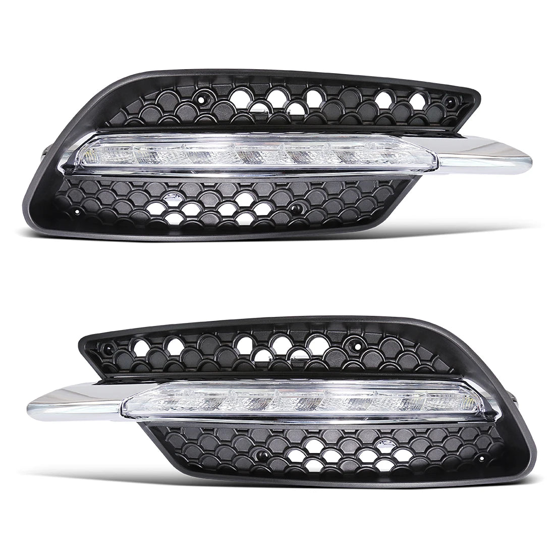 For Mercedes Benz W204 Sport AMG C300 C350 2008 2009 2010 2011 LED Daytime Running Lights DRL Front Bumper Headlights Daylights
