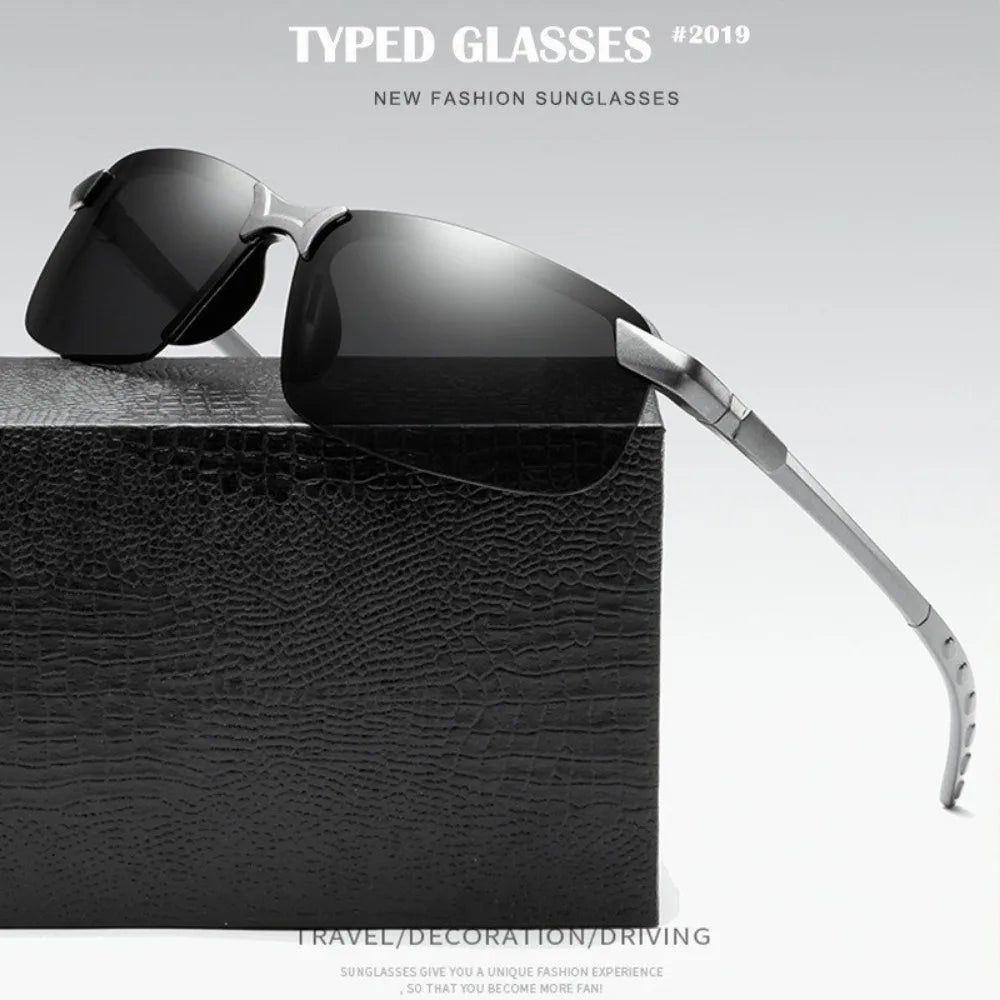 Sunglasses Male Day Night Vision Sunglasses Photochromic Polarized Driving Outdoor Glasses Ultralight Anti Radiation Glasses Fis