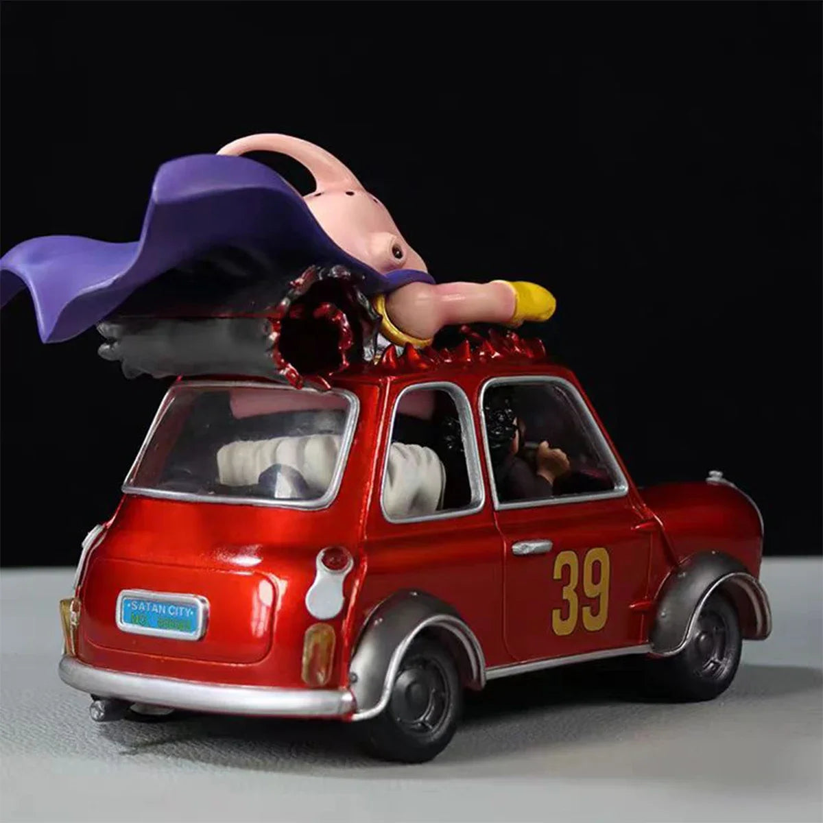 12cm Dragon Ball Z Fat Buu Anime Figure Majin Buu Figurine Mr. Satan Drive Car Pvc Statue Collectible Model Decoration Toys Gift