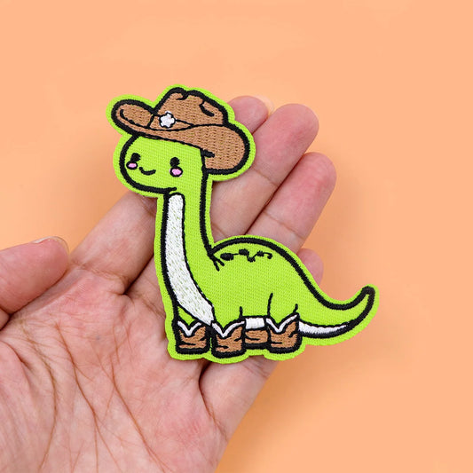 Dinosaur Iron On Patch Clothes Patch For Clothing Cute Snake Embroidered Patch Garment Apparel Accessories Sewing Stickers