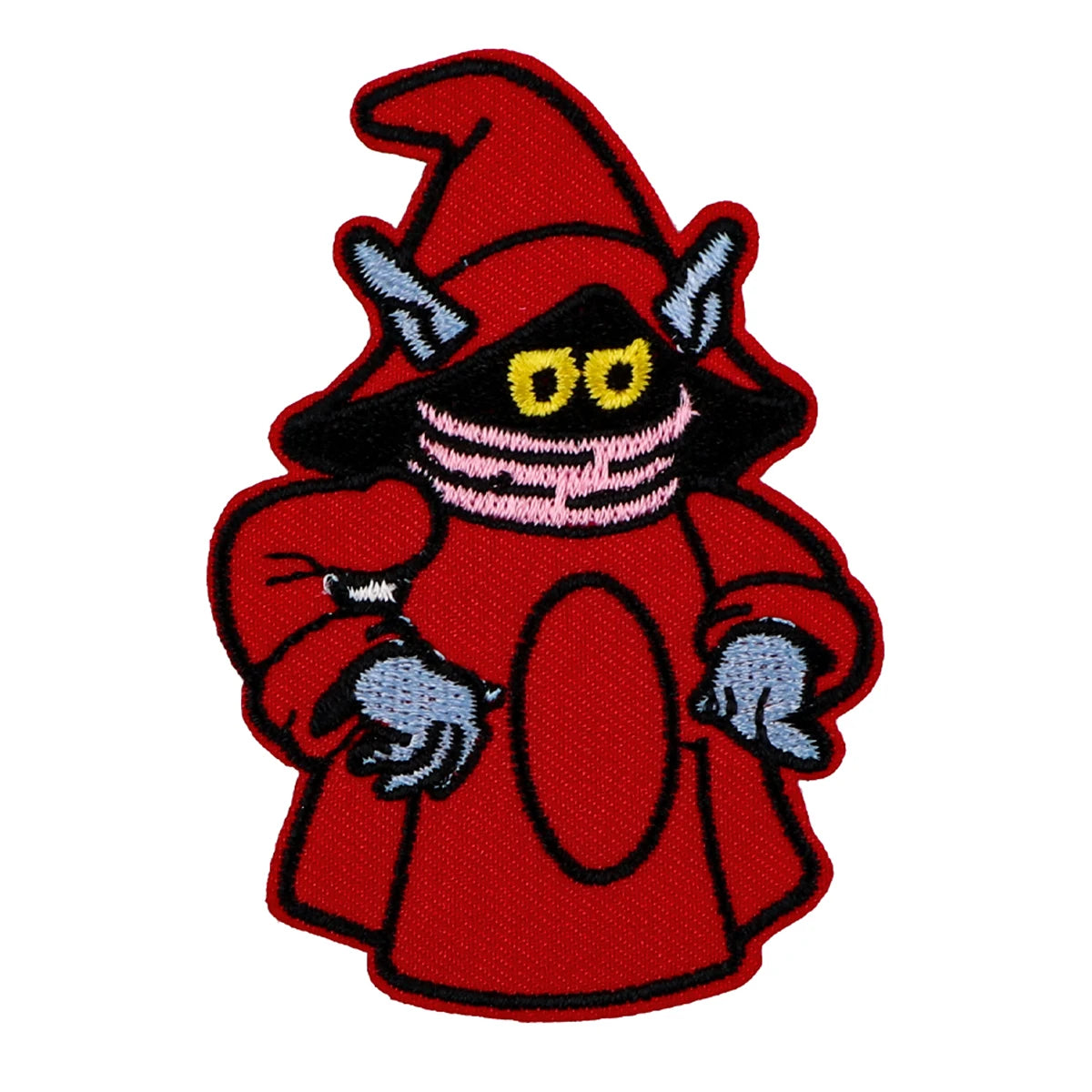 Cartoon Witch Patches For Clothing Anime Patches Appliques Iron on Badges Clothes Stickers DIY Sewing Embroideriy Stripes
