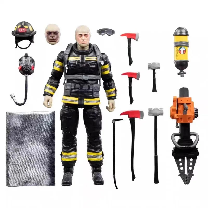 Original Hasbro G.I. Joe Classified Series Search & Rescue Firefighter Legacy Anime Figures Toys Models Collection