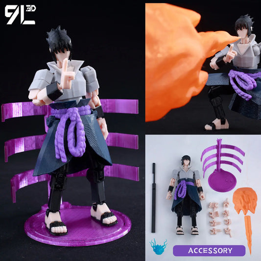 9L 3D Printed Anime Jujutsu Kaisen Sukuna Dummy 13 Shapeshift Action Figures