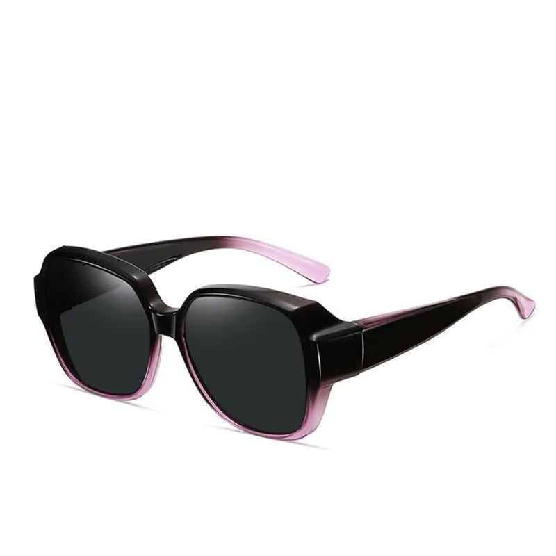 Sunglasses Driving Myopia Mirror Set  Men and Women with The Same Style Myopia Sunglasses