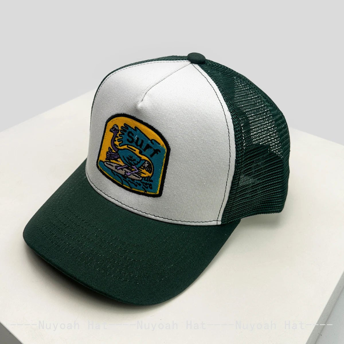 New Men Women Color Block Letter Embroidery Baseball Hats Breathable Mesh Sunshade Personal Trucker Caps Versatile Fashion Retro