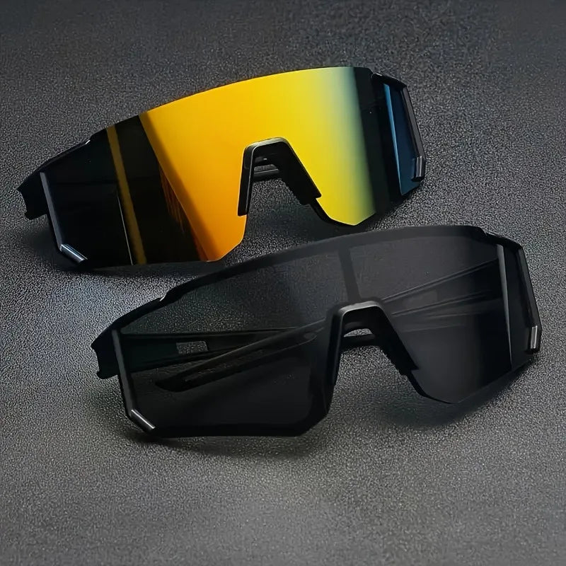2 Pairs of Men's Large Frame Fashionable Glasses Are Lightweight and Durable Suitable for Daily Life and Activities Casual Style
