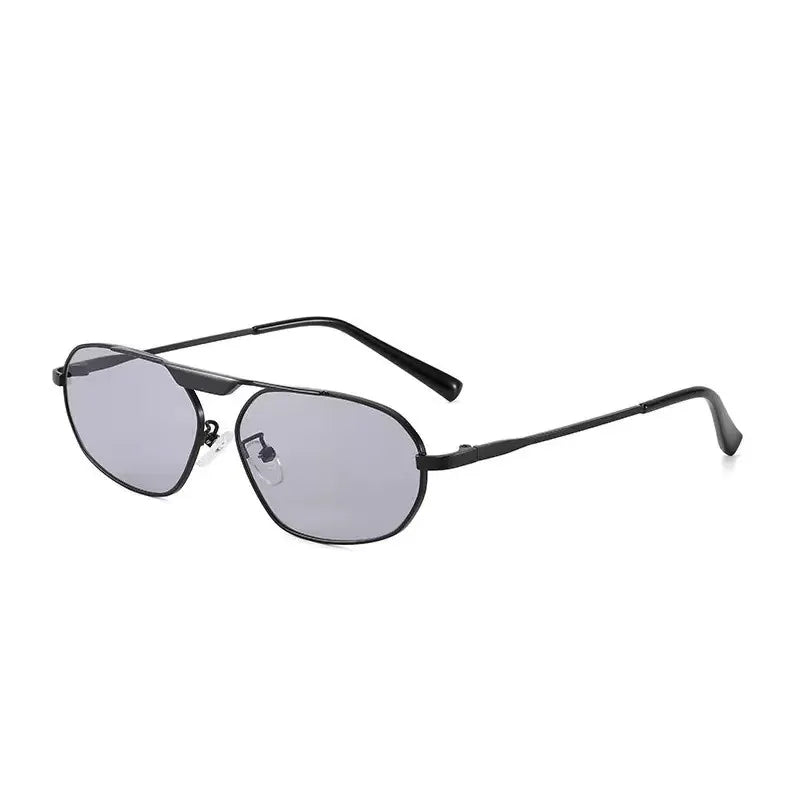 JNPCXI NewRetro Metal Cat Eye Women Sunglasses Fashion Brand Designer Irregular Polygon Men Punk Shades UV400 Sun Glasses
