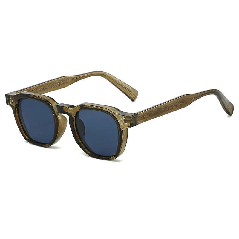 JNPCXI Wholesale New Square Retro Sunglasses Men Fashion Punk Sun Glasses Women Travel Eyewear Lunette De Soleil Femme UV400