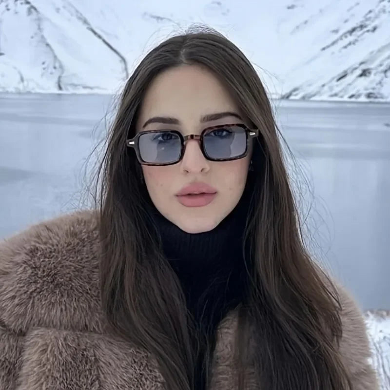 Fashion Small Square Sunglasses Men Women Colorful Frame Sun Glasses Female Oculos Y2K Retro Gradient Hip Hop Shades UV400  ﻿
