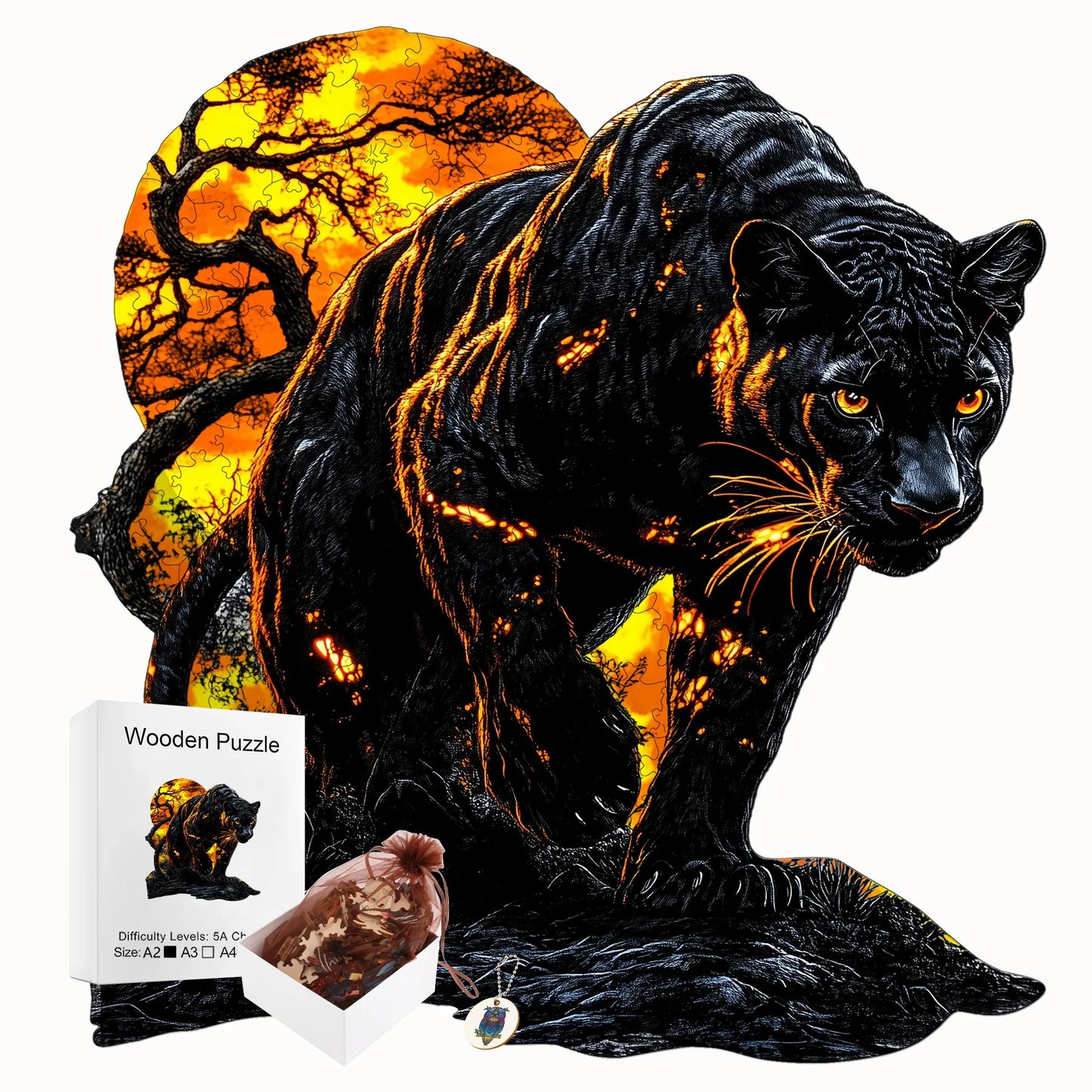 Humans Nature And Animals Wooden Jigsaw Puzzle Romantic Style Wooden Decor Christmas and Halloween Gift Toy for Teen and Kid