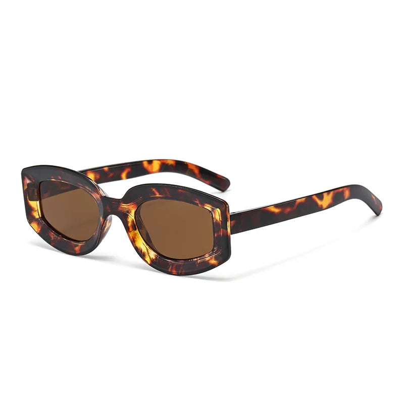 JNPCXI Fashion Jelly Color Square Sunglasses Women Shades UV400 Retro Trending Men Punk Blue Pink Sun Glasses